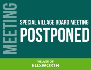 special board meeting postponed